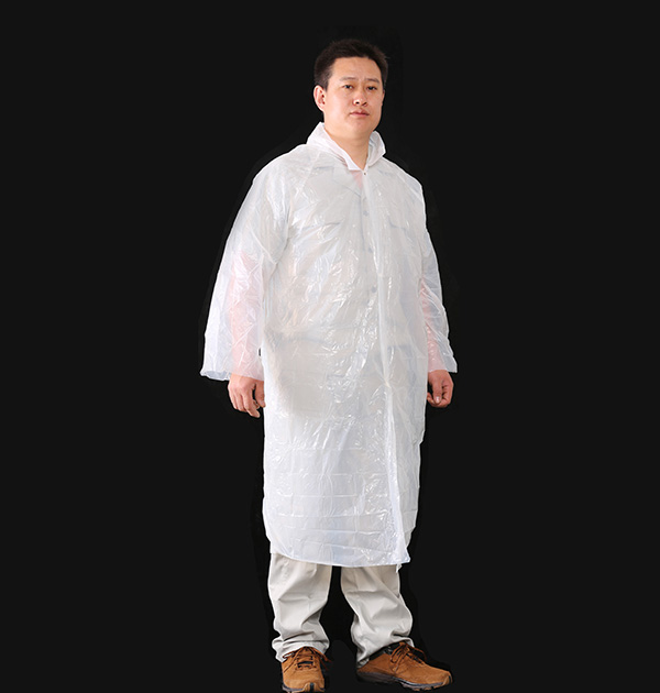 Plastic lab coat